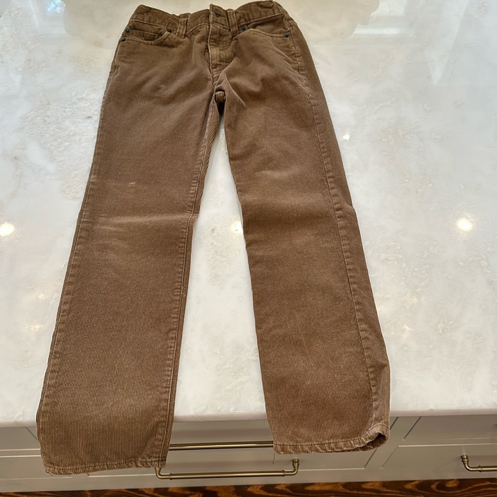 Boys size 8 CrewCuts Cord jeans; adjustable waist